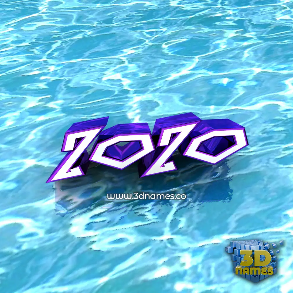 zozo in Water style - 3D name wallpaper