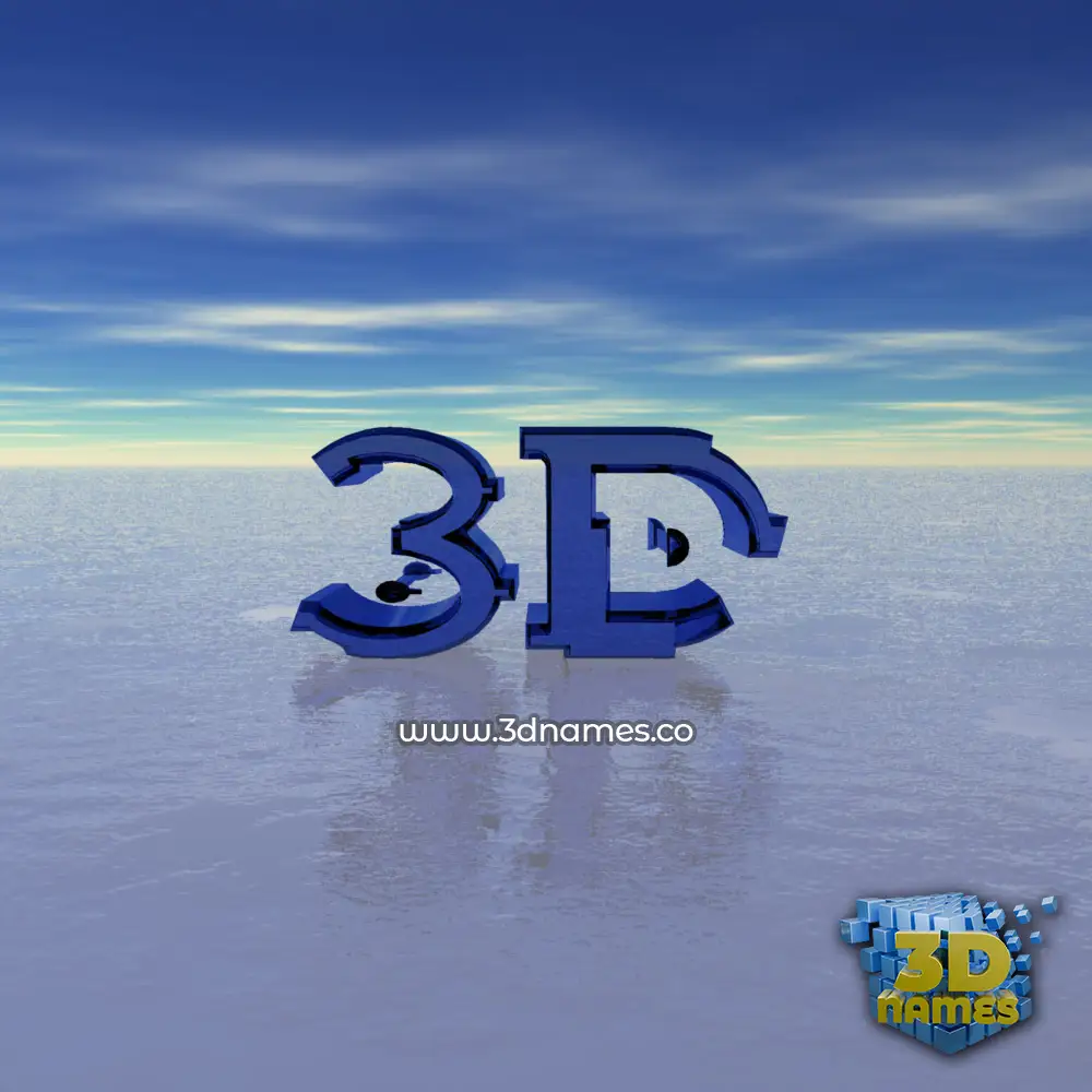 3d in Horizon style - 3D name wallpaper