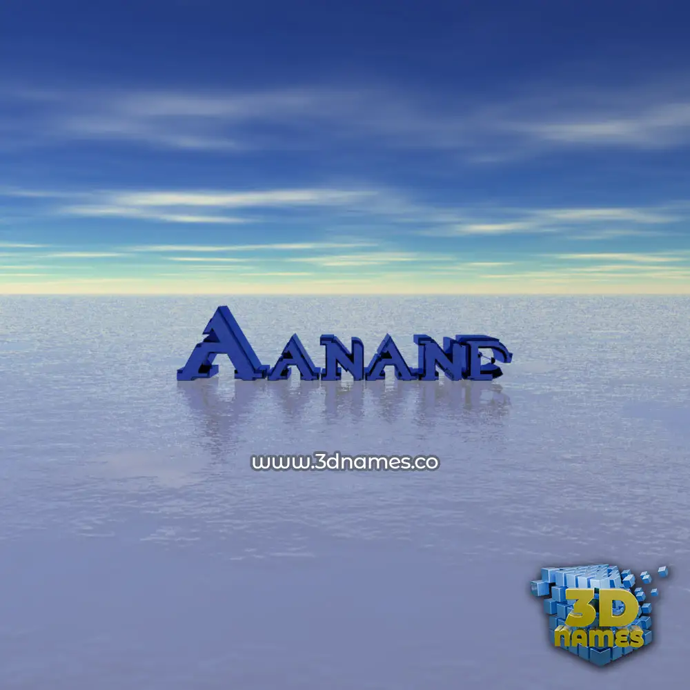 aanand in Horizon style - 3D name wallpaper