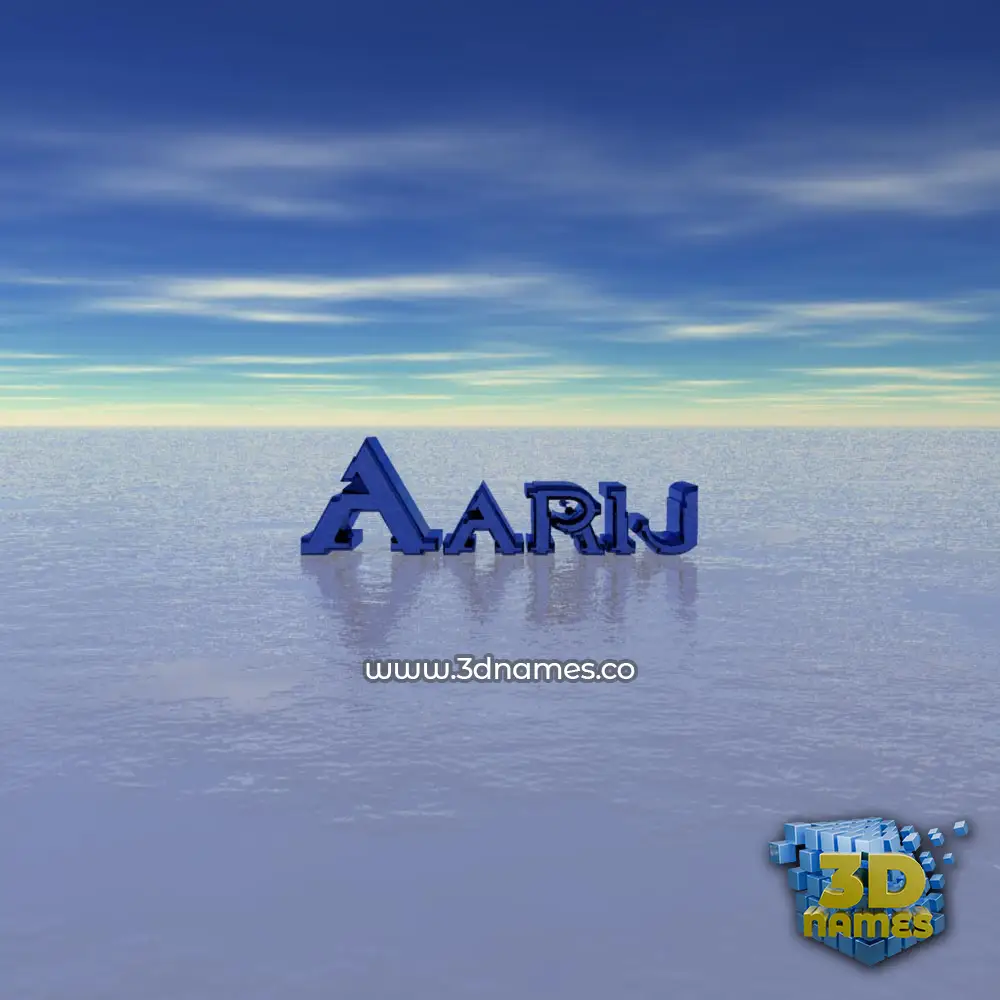 aarij in Horizon style - 3D name wallpaper