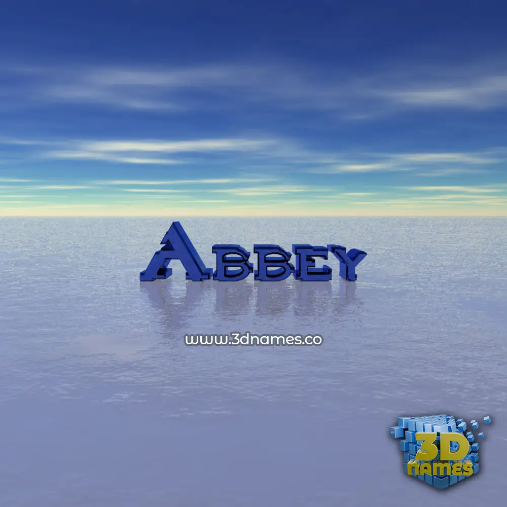 abbey in Horizon style - 3D name wallpaper