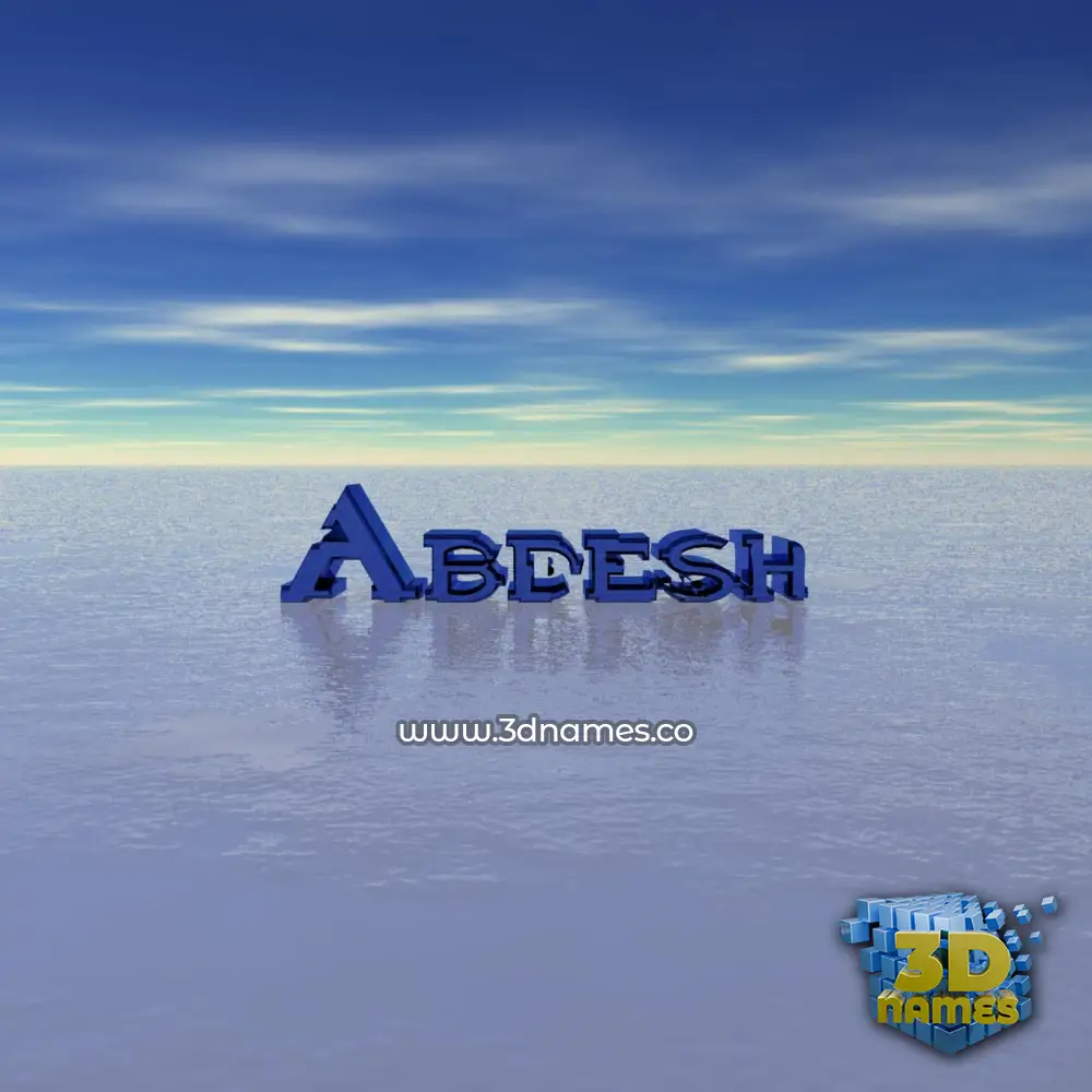 abdesh in Horizon style - 3D name wallpaper