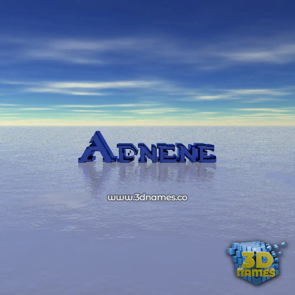 adnene in Horizon style - 3D name wallpaper