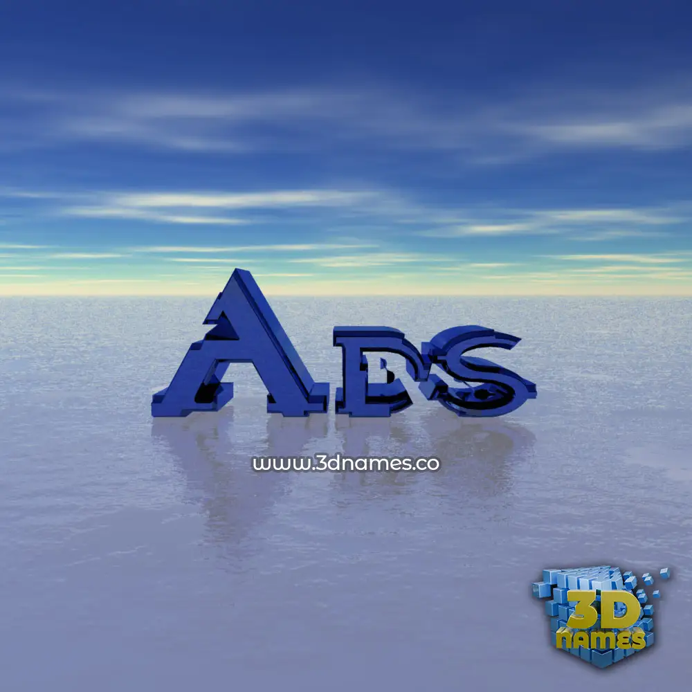 ads in Horizon style - 3D name wallpaper
