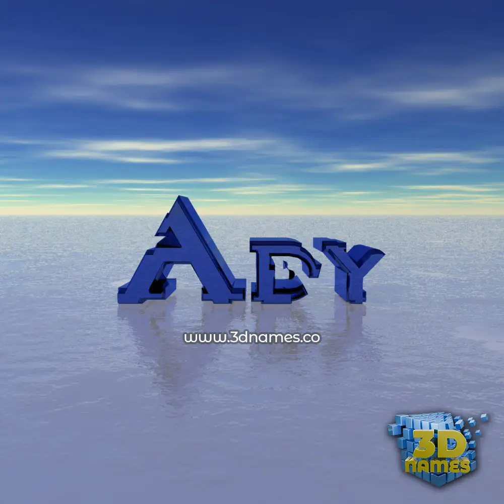 ady in Horizon style - 3D name wallpaper
