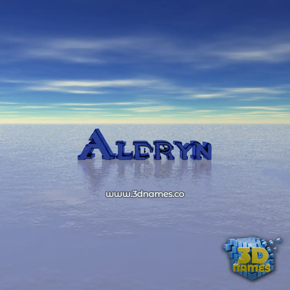 aldryn in Horizon style - 3D name wallpaper