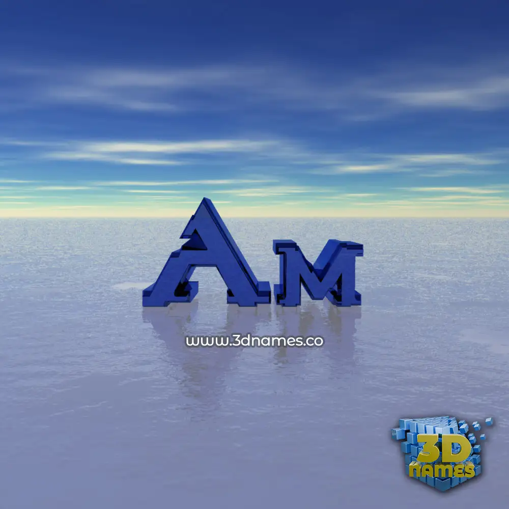 am in Horizon style - 3D name wallpaper