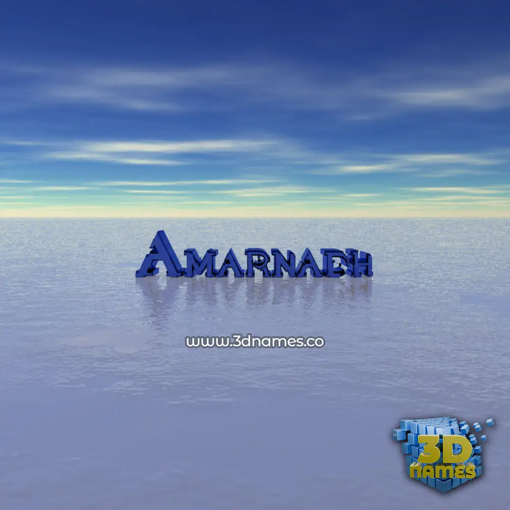 amarnadh in Horizon style - 3D name wallpaper