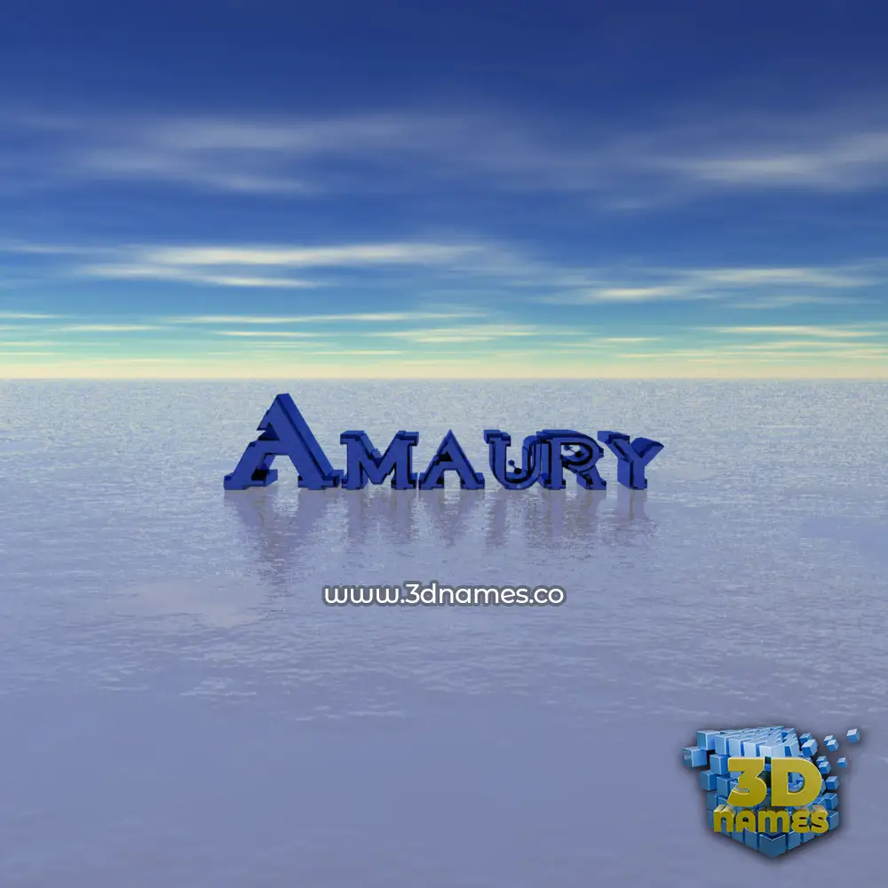 amaury in Horizon style - 3D name wallpaper