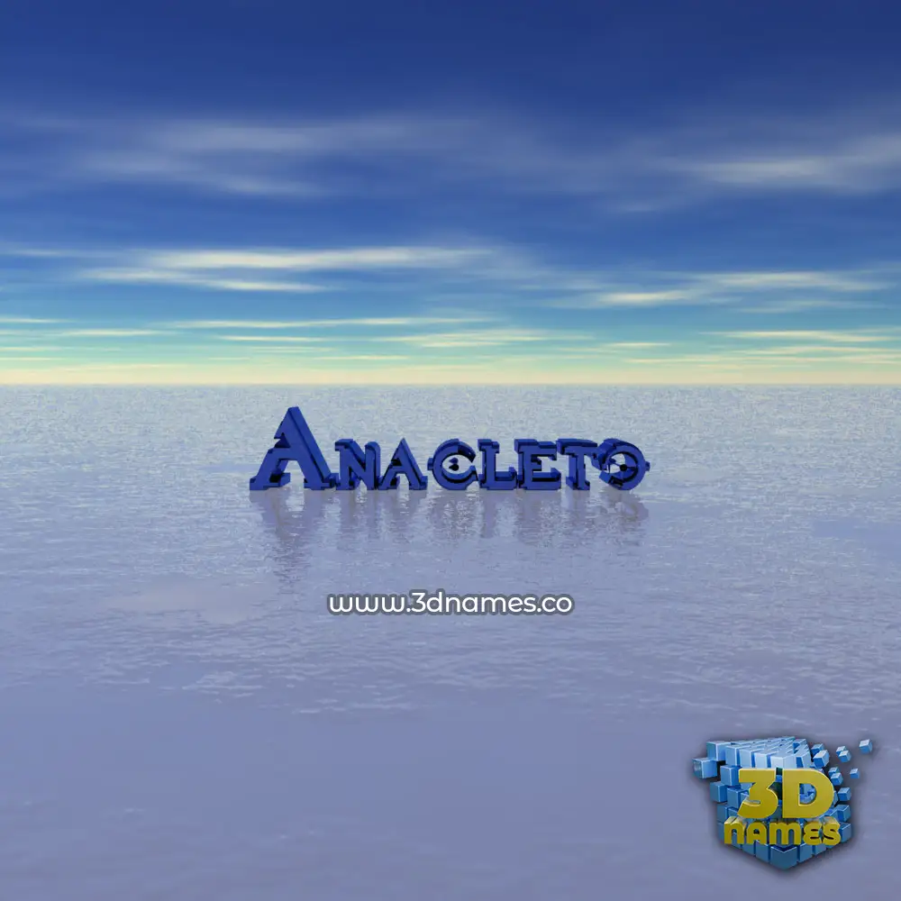 anacleto in Horizon style - 3D name wallpaper