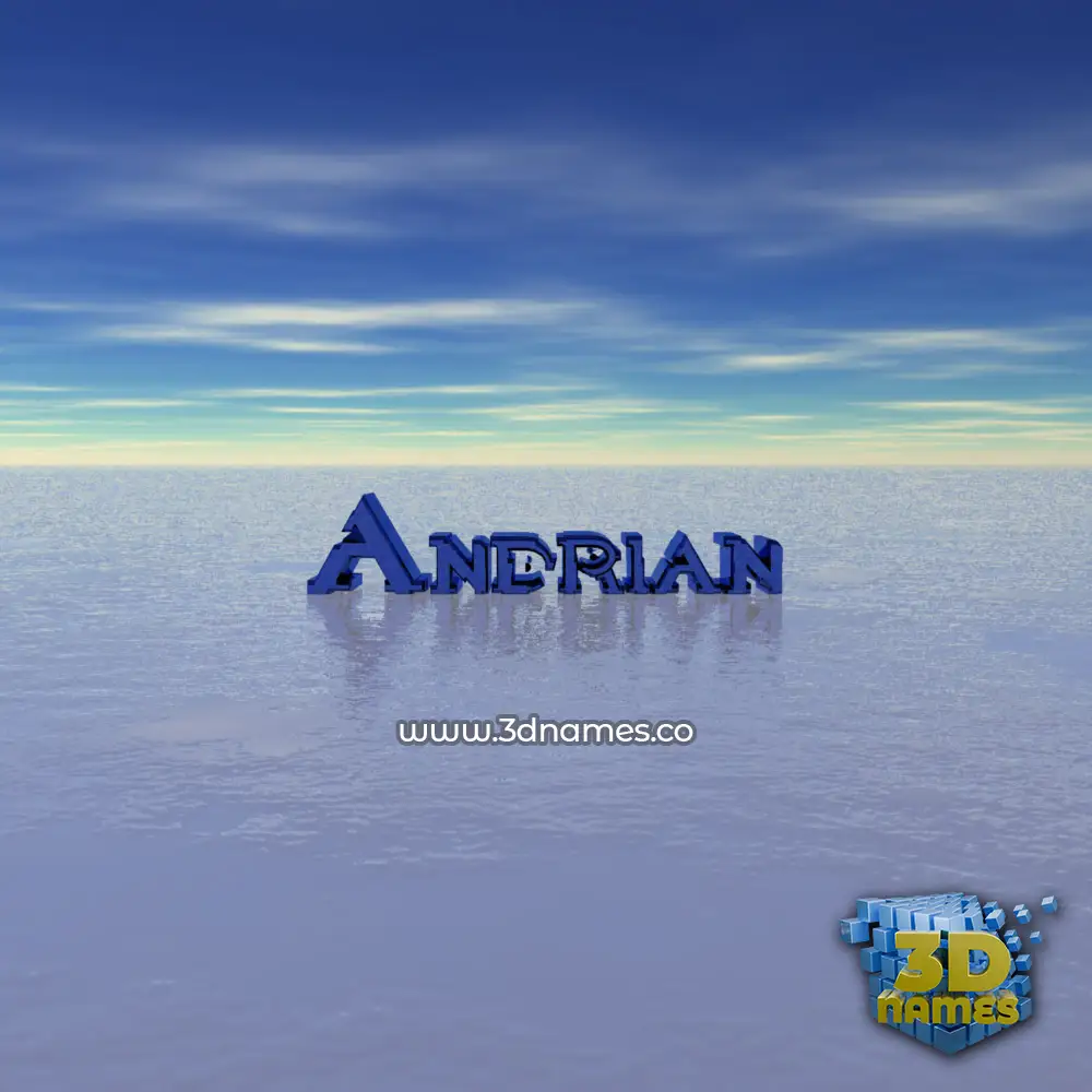 andrian in Horizon style - 3D name wallpaper