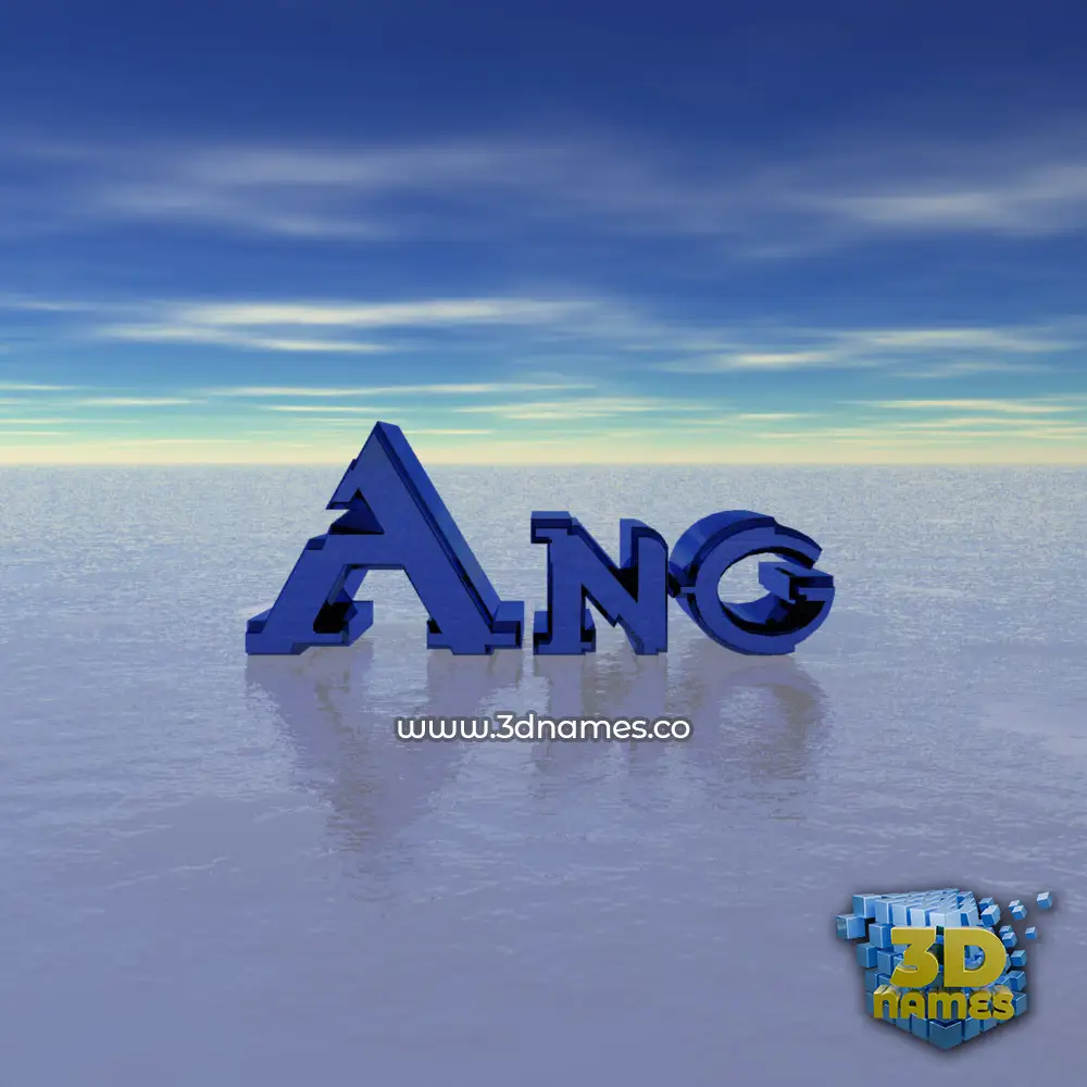 ang in Horizon style - 3D name wallpaper
