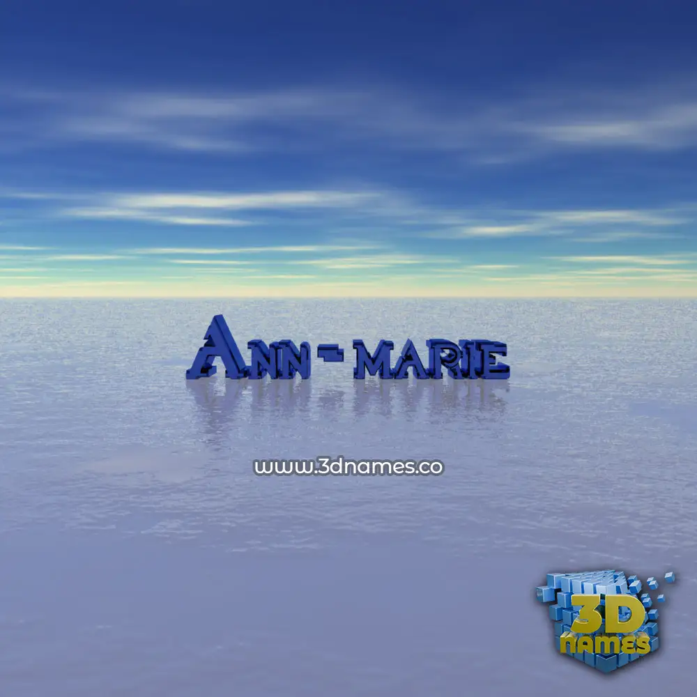 ann-marie in Horizon style - 3D name wallpaper