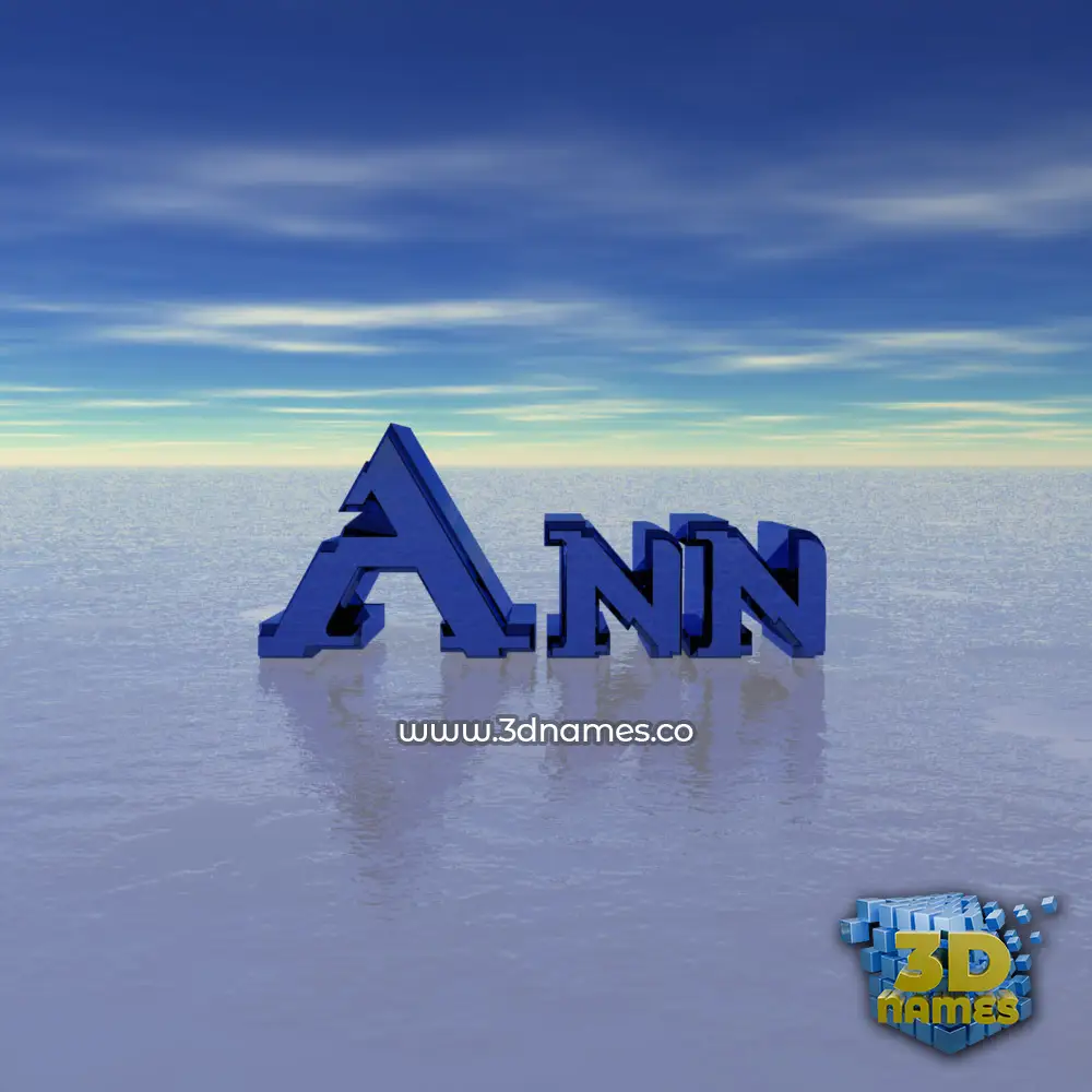 ann in Horizon style - 3D name wallpaper