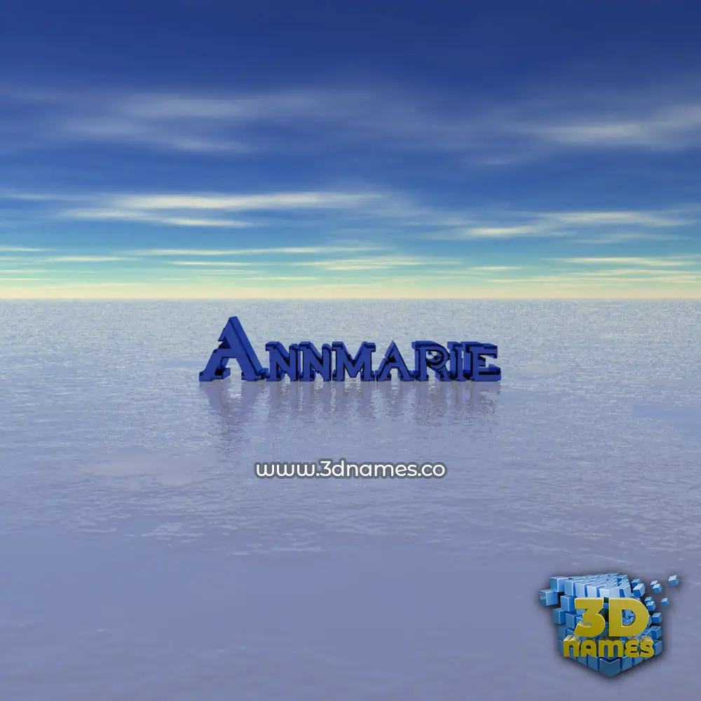 annmarie in Horizon style - 3D name wallpaper