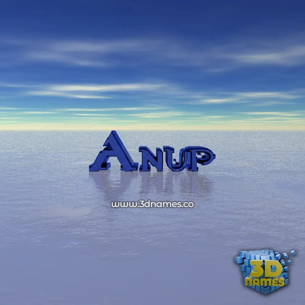anup in Horizon style - 3D name wallpaper