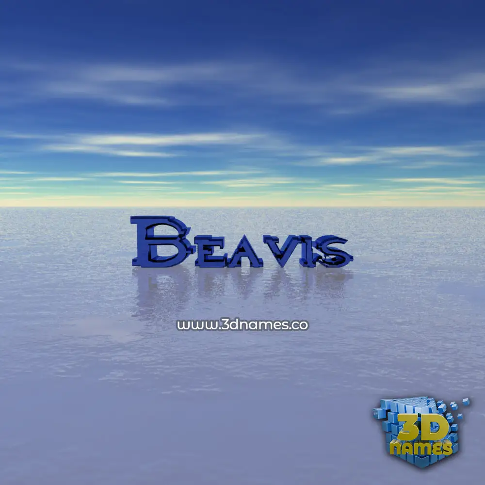 beavis in Horizon style - 3D name wallpaper