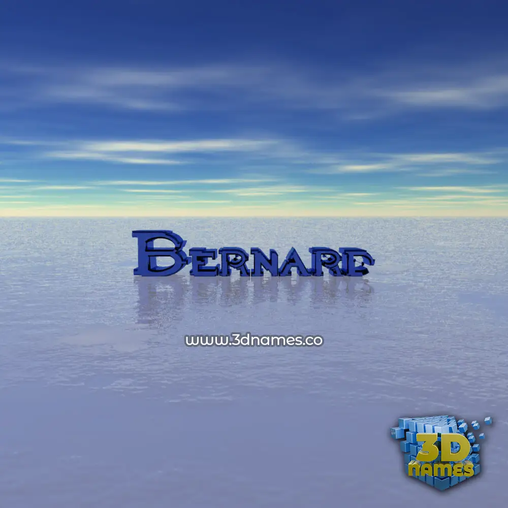 bernard in Horizon style - 3D name wallpaper