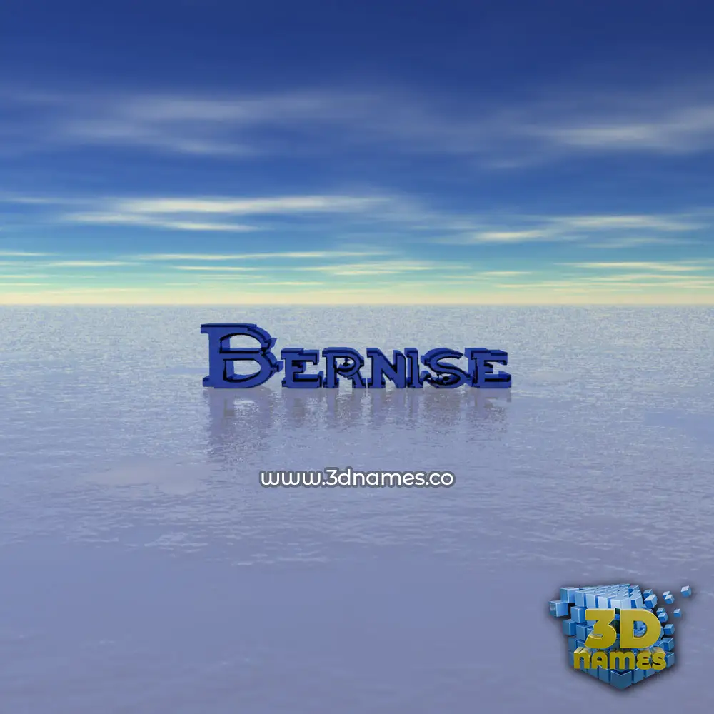 bernise in Horizon style - 3D name wallpaper