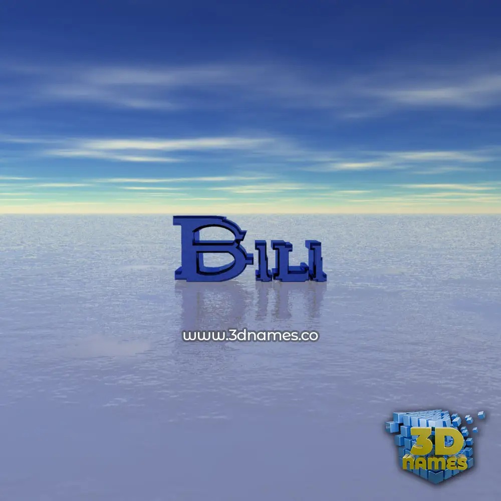 bili in Horizon style - 3D name wallpaper