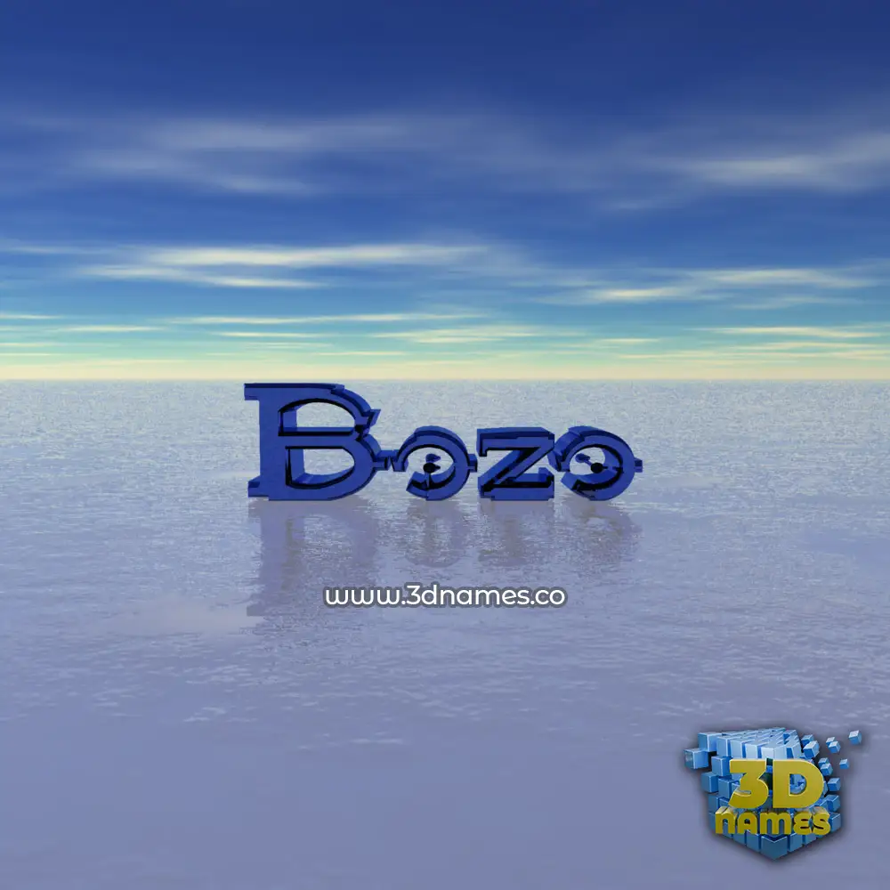 bozo in Horizon style - 3D name wallpaper