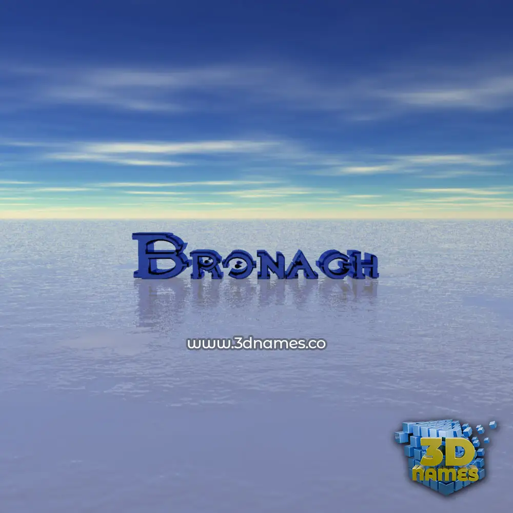 bronagh in Horizon style - 3D name wallpaper
