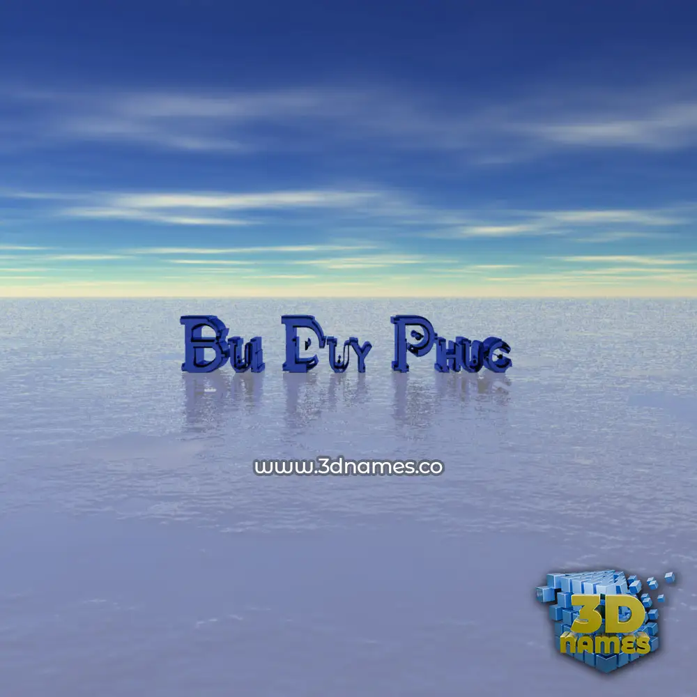 bui duy phuc in Horizon style - 3D name wallpaper