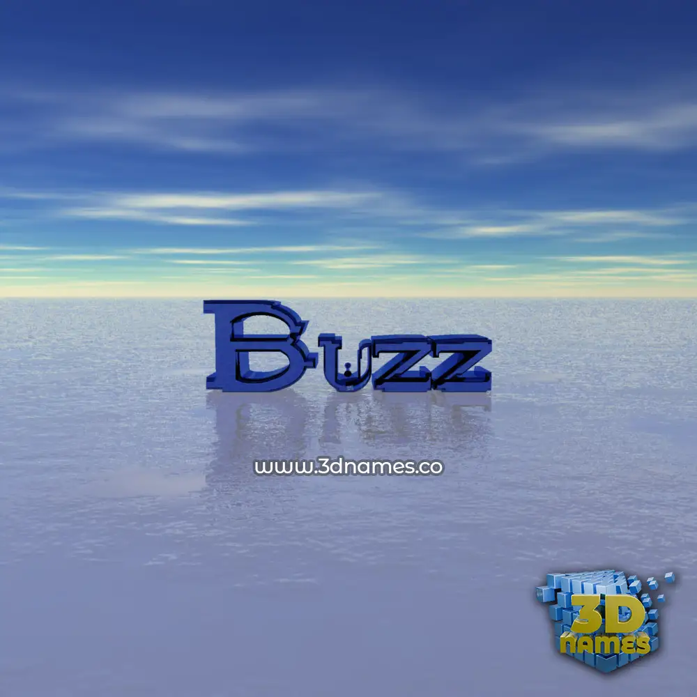 buzz in Horizon style - 3D name wallpaper