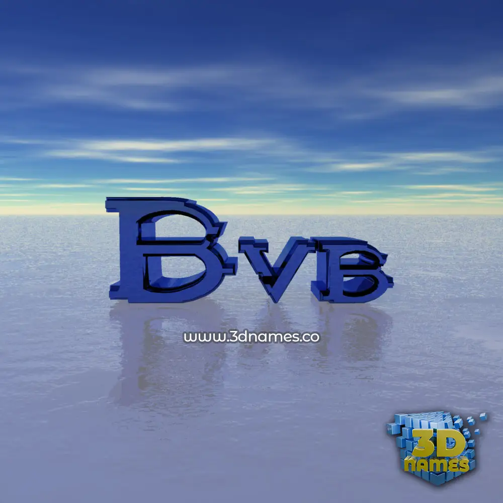 bvb in Horizon style - 3D name wallpaper