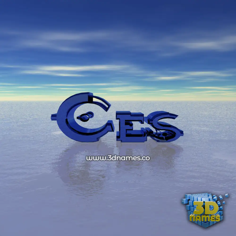 ces in Horizon style - 3D name wallpaper