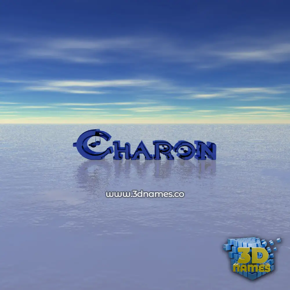 charon in Horizon style - 3D name wallpaper