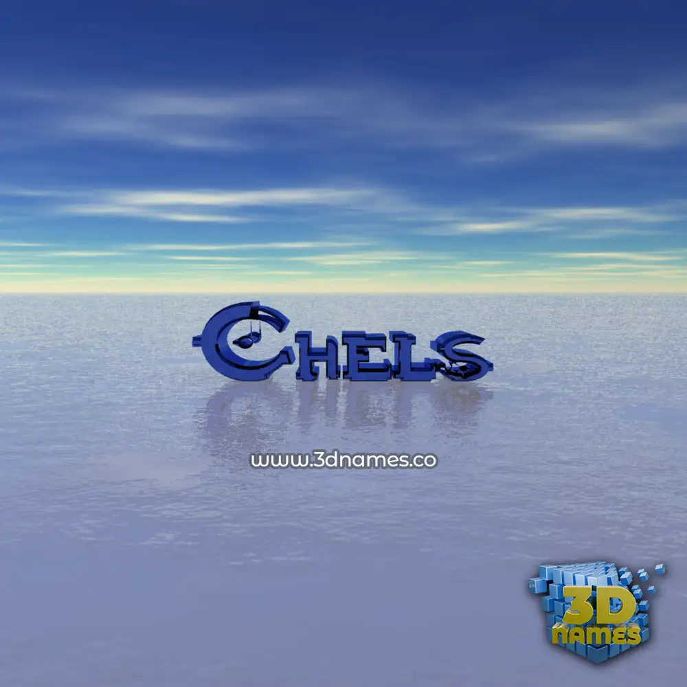 chels in Horizon style - 3D name wallpaper