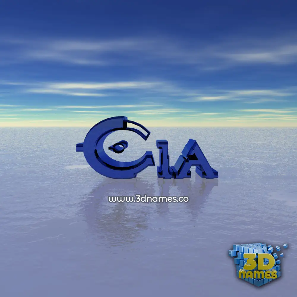 cia in Horizon style - 3D name wallpaper