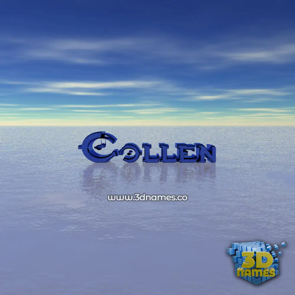 collen in Horizon style - 3D name wallpaper
