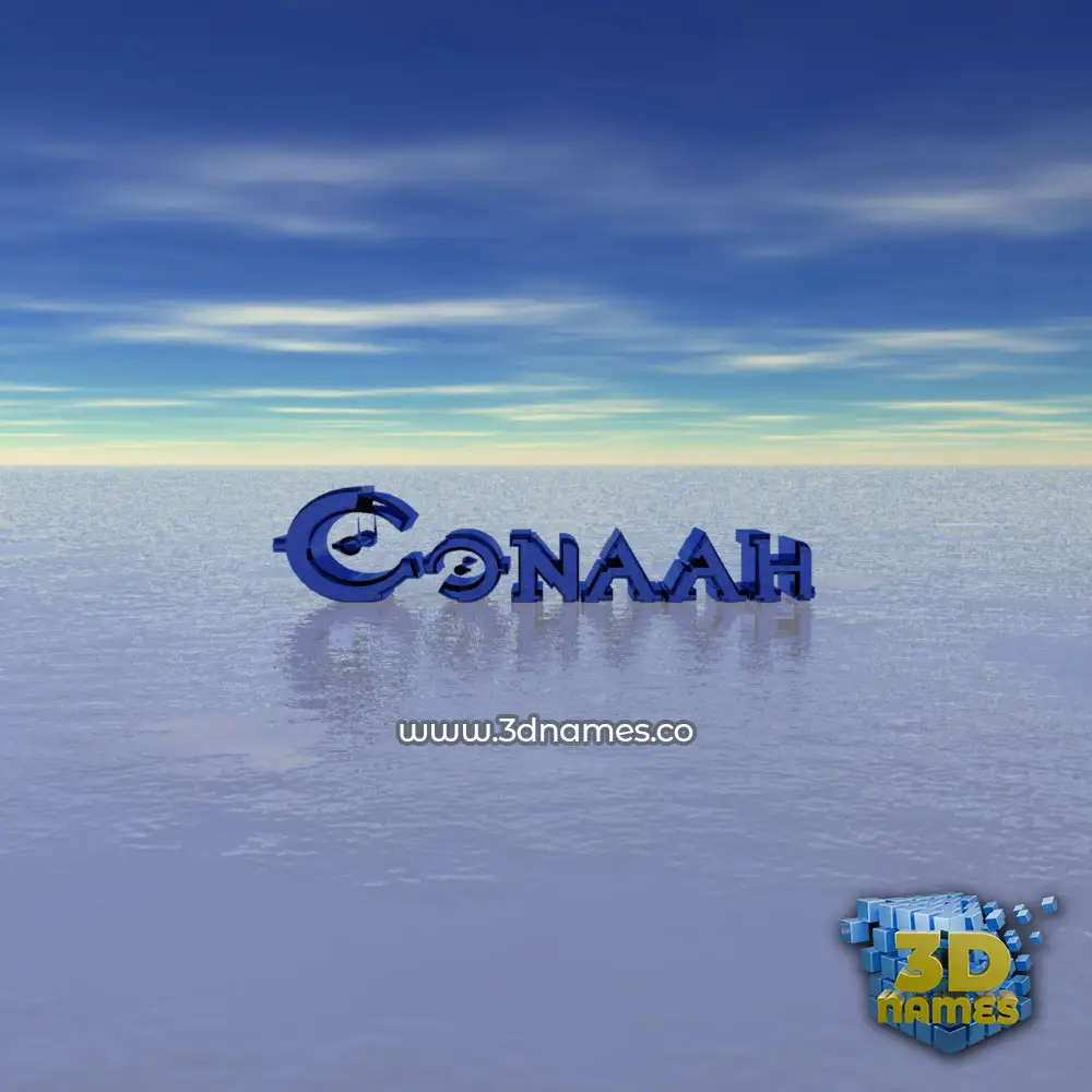 conaah in Horizon style - 3D name wallpaper
