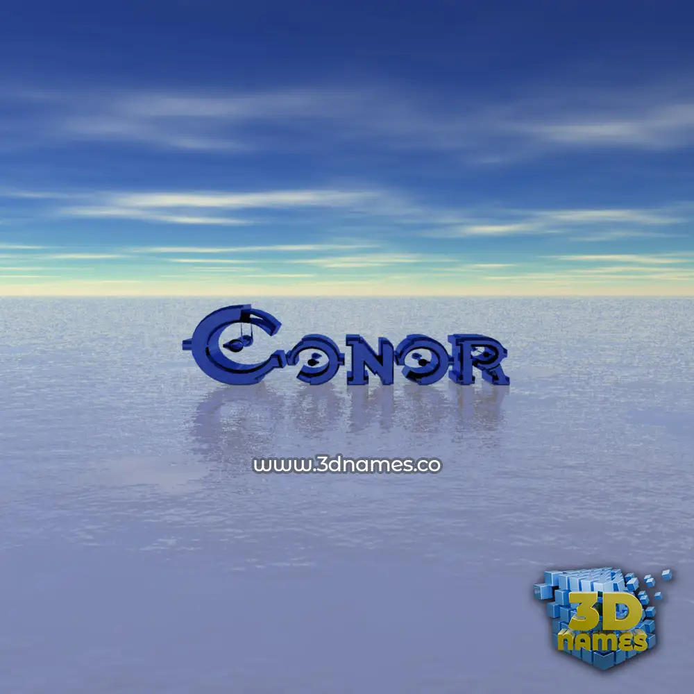 conor in Horizon style - 3D name wallpaper