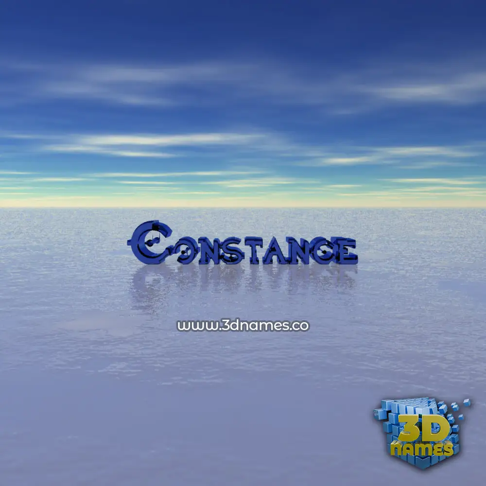 constance in Horizon style - 3D name wallpaper
