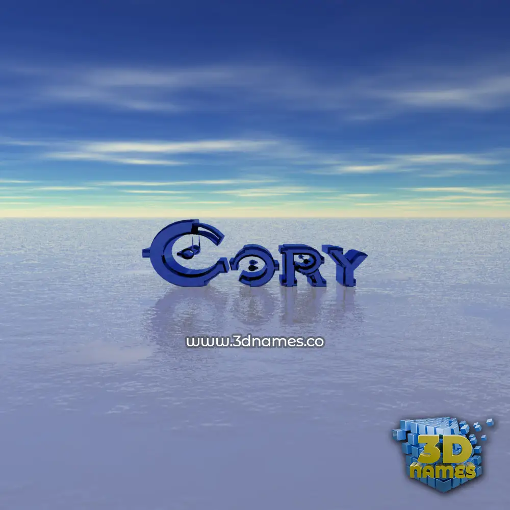 cory in Horizon style - 3D name wallpaper