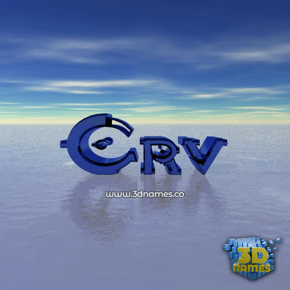 crv in Horizon style - 3D name wallpaper