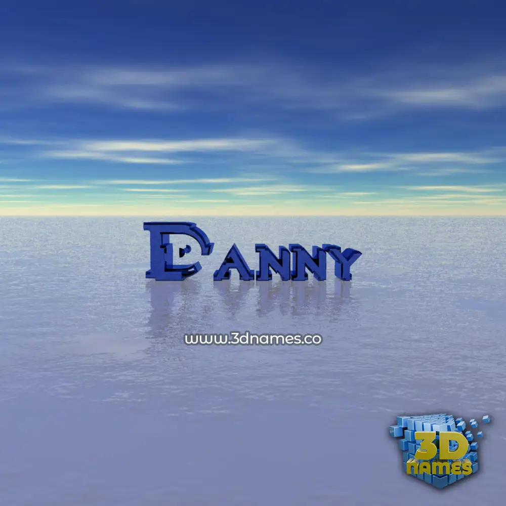 danny in Horizon style - 3D name wallpaper