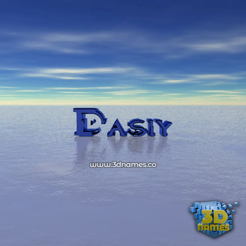 dasiy in Horizon style - 3D name wallpaper
