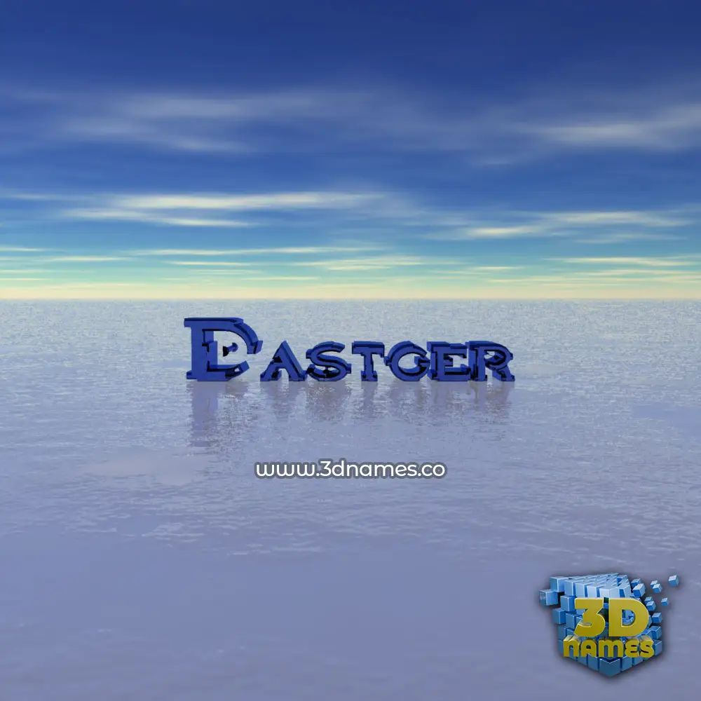 dastger in Horizon style - 3D name wallpaper
