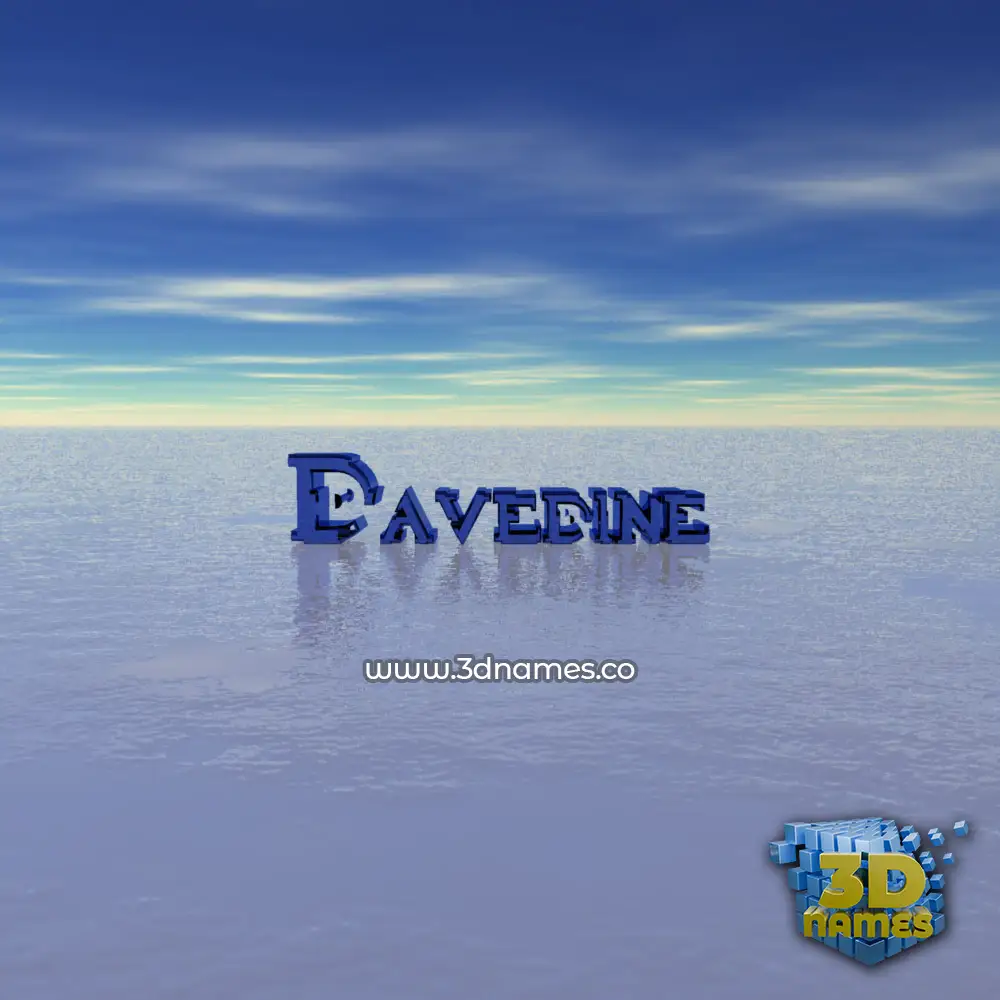 davedine in Horizon style - 3D name wallpaper
