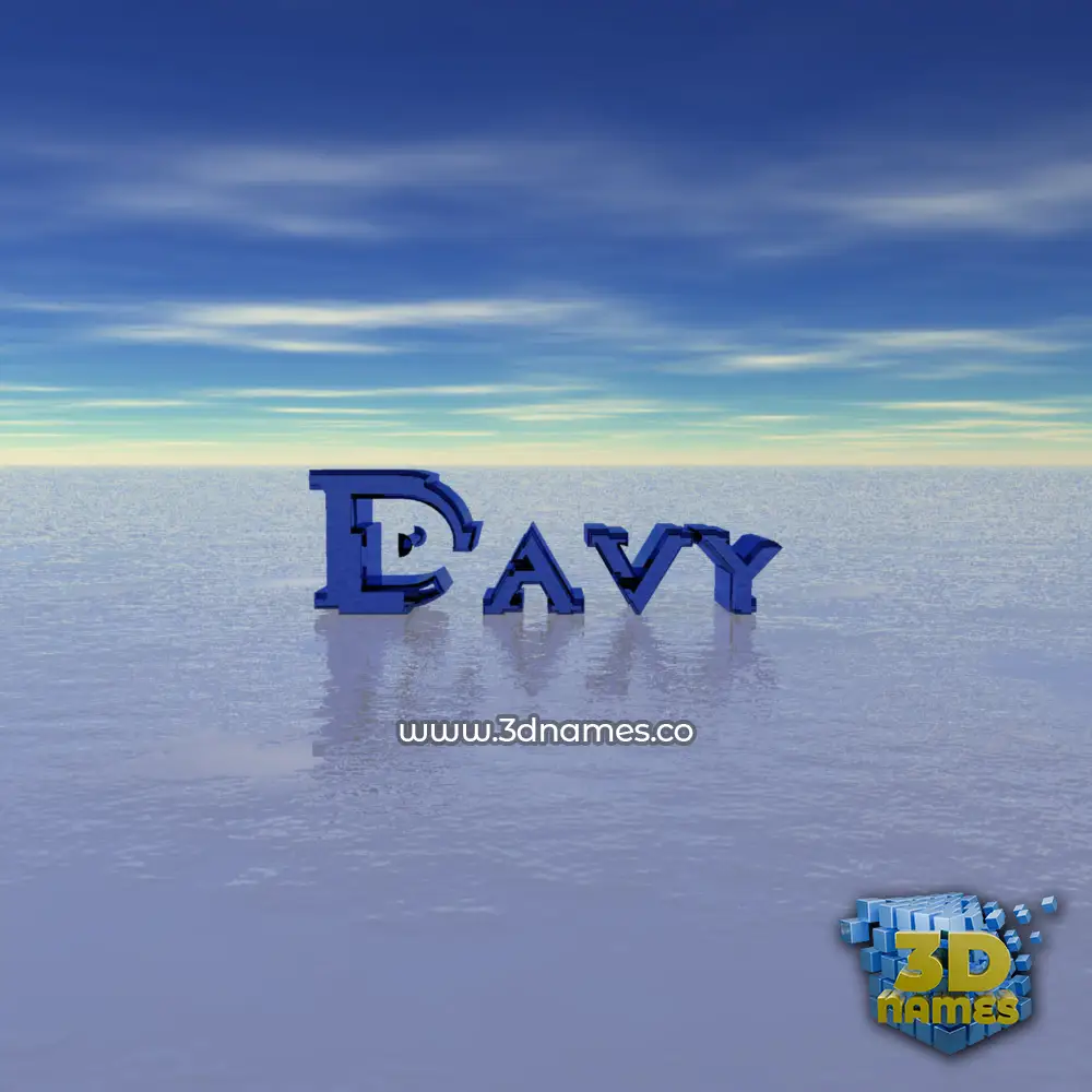 davy in Horizon style - 3D name wallpaper