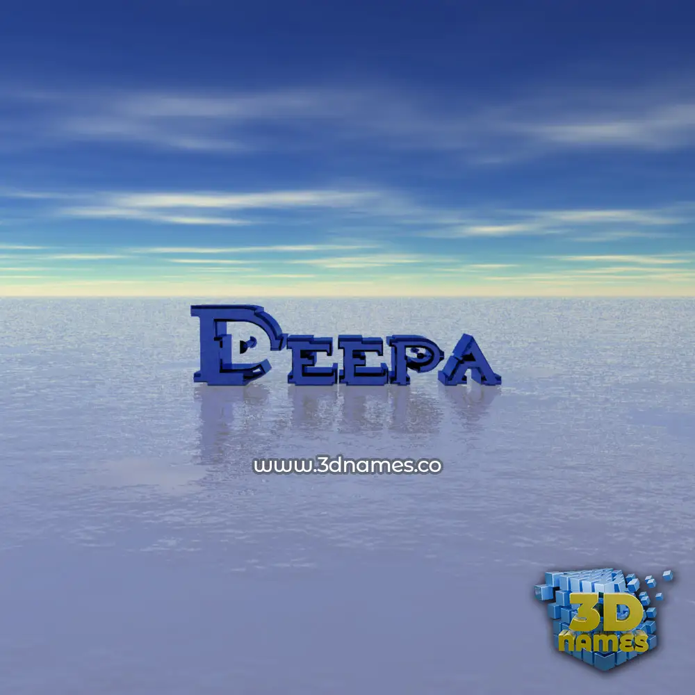deepa in Horizon style - 3D name wallpaper