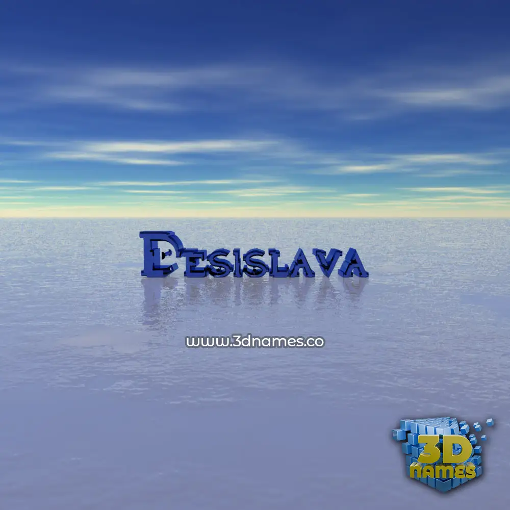 desislava in Horizon style - 3D name wallpaper