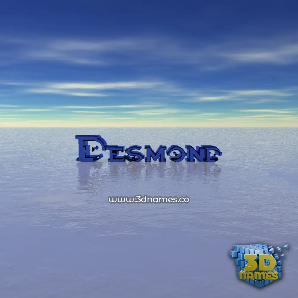 desmond in Horizon style - 3D name wallpaper