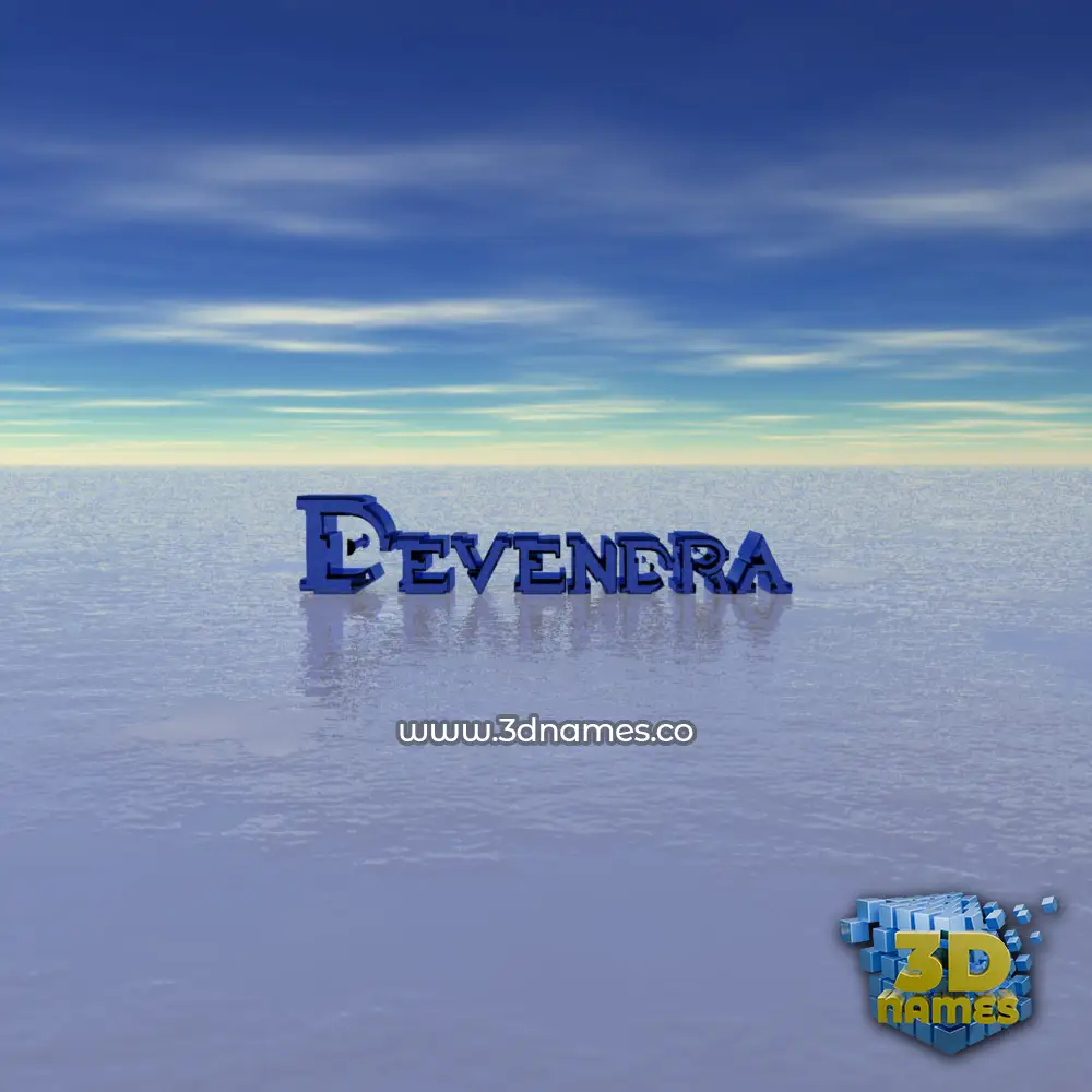 devendra in Horizon style - 3D name wallpaper
