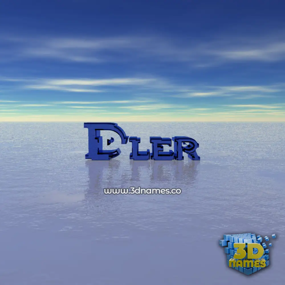 dler in Horizon style - 3D name wallpaper