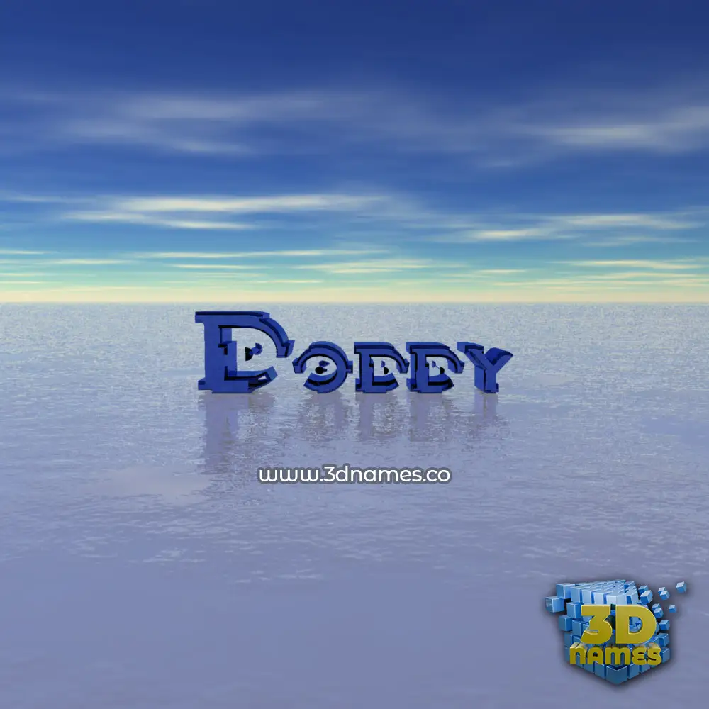 doddy in Horizon style - 3D name wallpaper